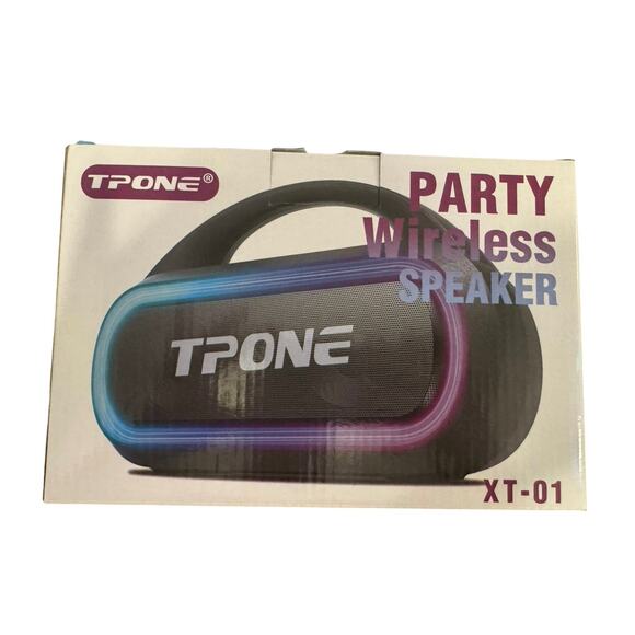 TPONE XT-01 Portable Bluetooth Speaker 30W BassUp Sound LED Lights Waterproof - Picture 3 of 6